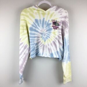 Psycho Tuna Tie Dye Neon Geo Hoodie | Medium